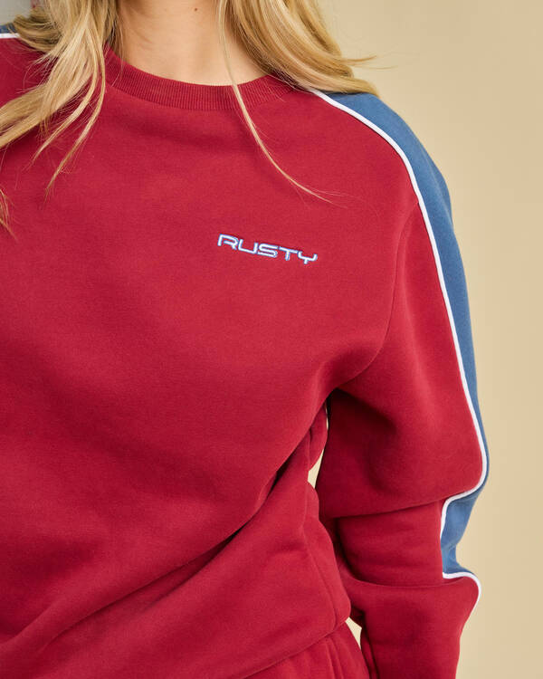 Rusty Two Timer Crewneck Sweatshirt for Womens