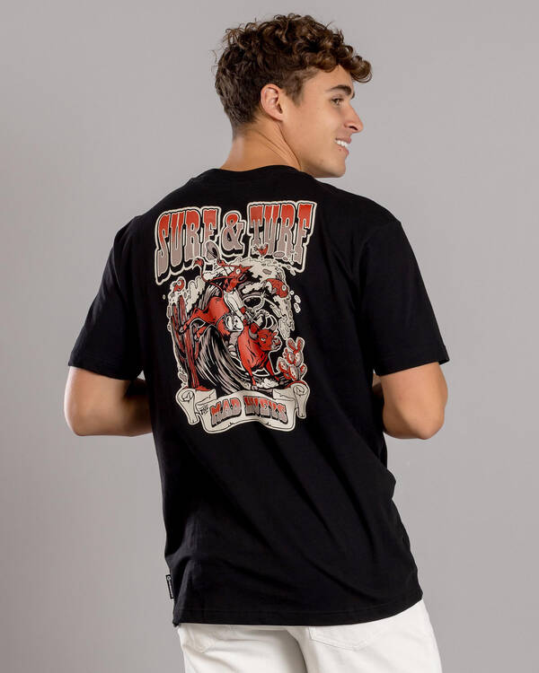 The Mad Hueys Surf And Turf T-Shirt for Mens