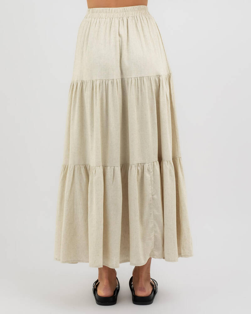 Mooloola Dusk Hawaii Maxi Skirt for Womens
