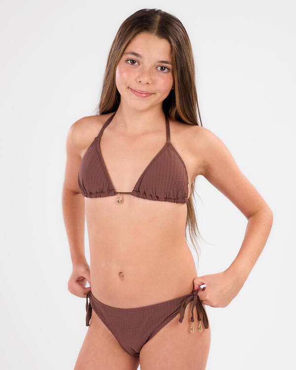 Topanga Girls' Casey Triangle Bikini Set for Womens