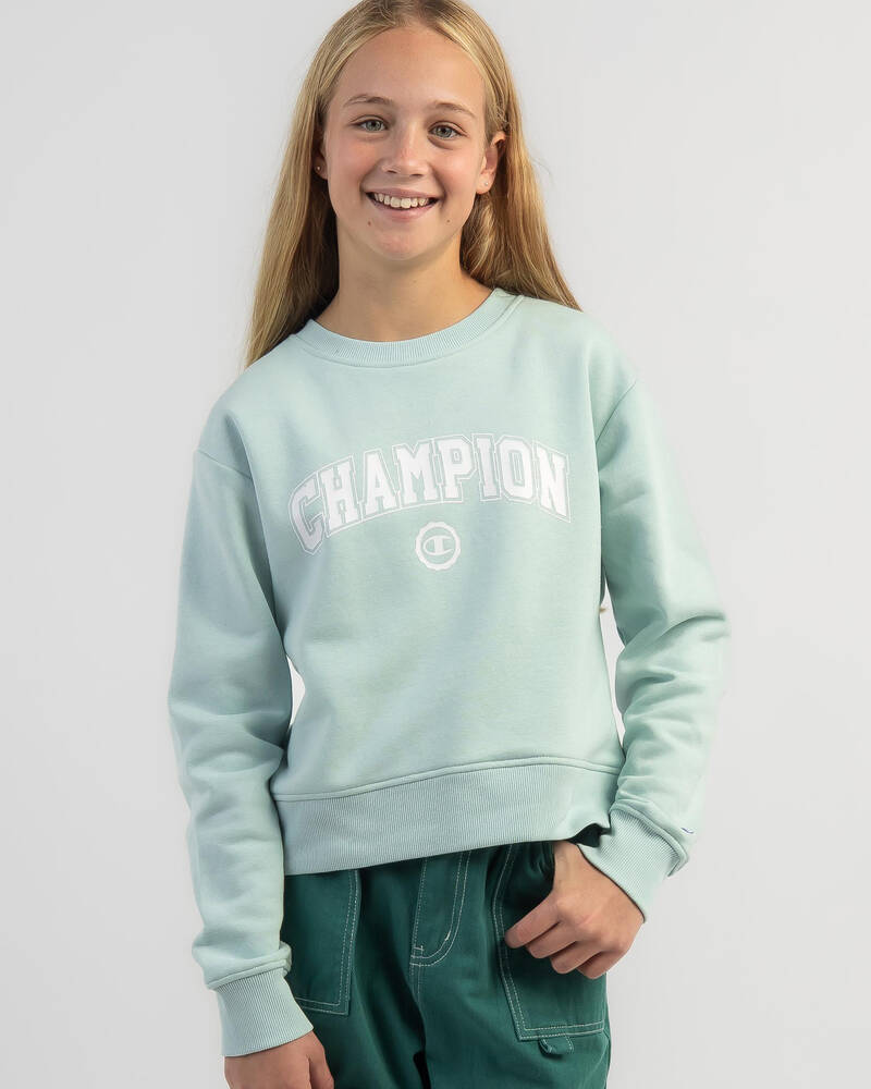 Champion Girls' Sporty Boxy Sweatshirt for Womens