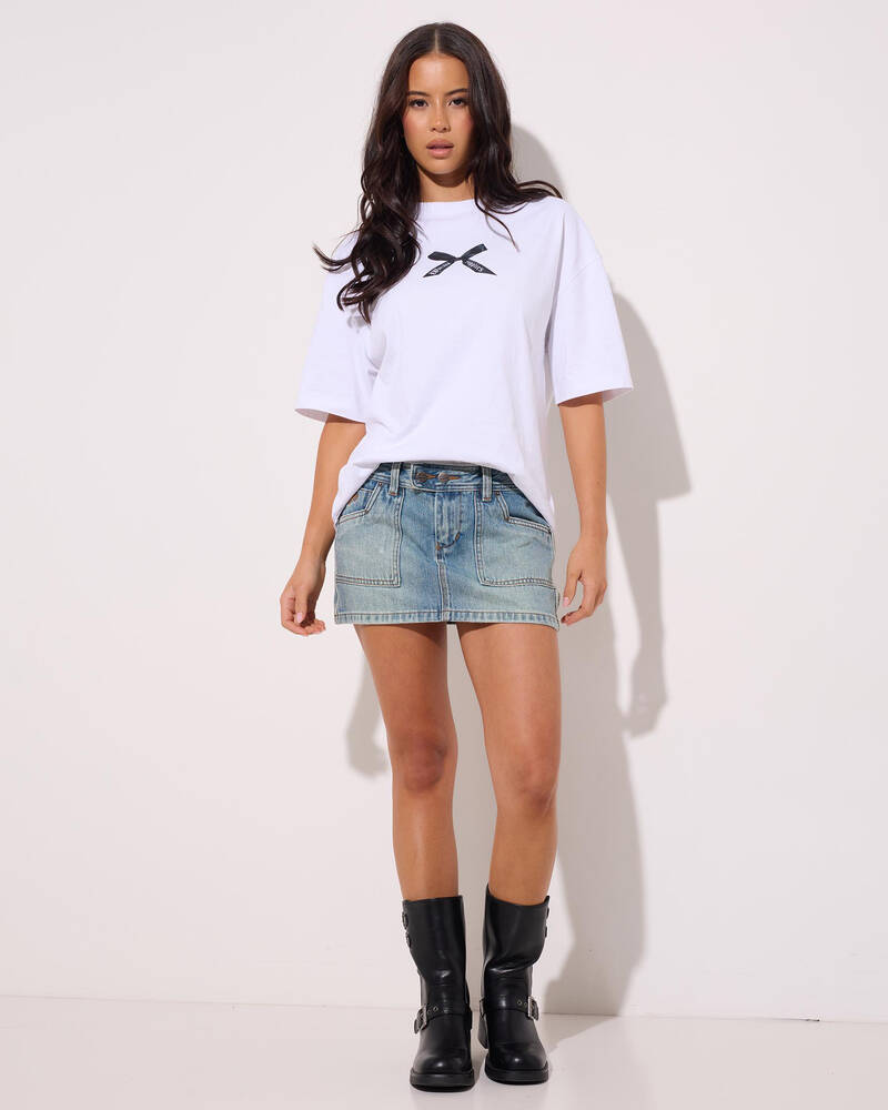 Worship Supplies Jilted Micro Skirt for Womens