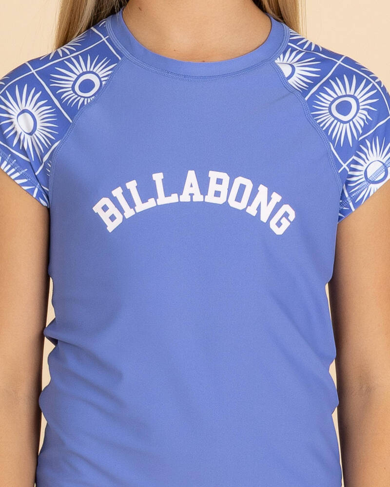 Billabong Girls' Show Me Sun Cap Sleeve Rash Vest for Womens