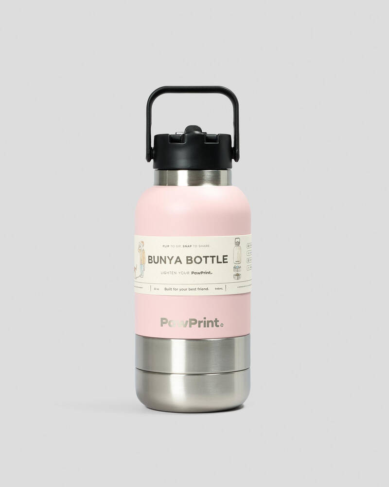 Paw Print Bunya 32Oz Drink Bottle & Pet Bowl for Unisex