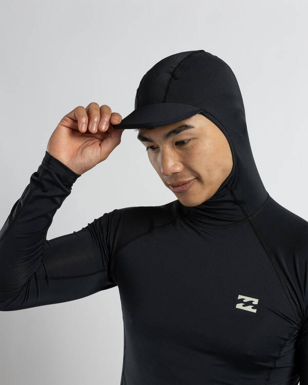 Billabong Strike Mission Hood Long Sleeve Rash Vest for Mens