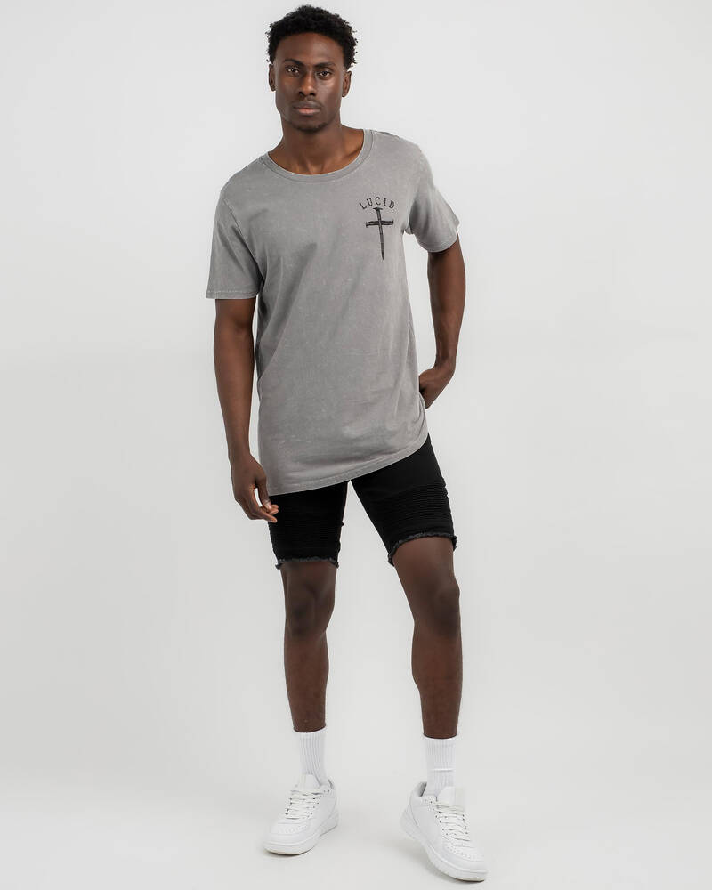 Lucid Expansion Denim Shorts for Mens