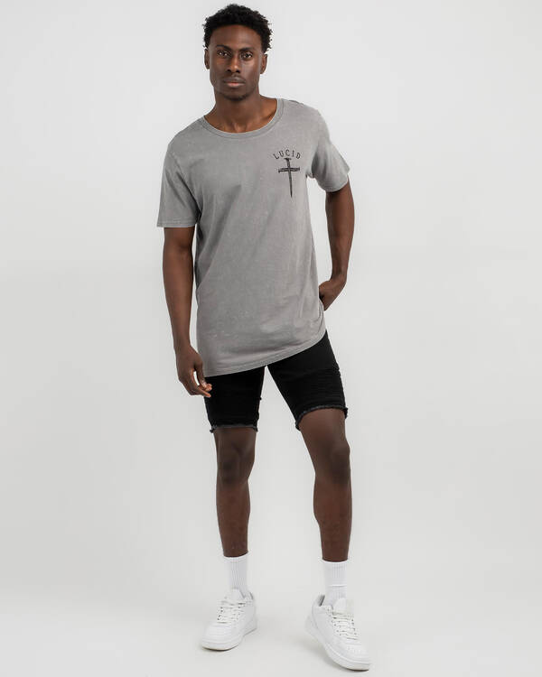 Lucid Expansion Denim Shorts for Mens