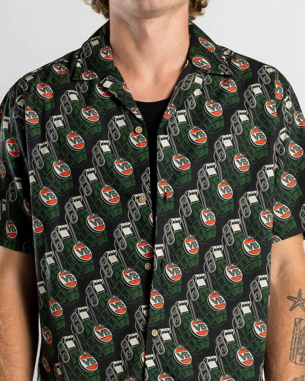 Victor Bravo's Greenade Forever Short Sleeve Shirt for Mens