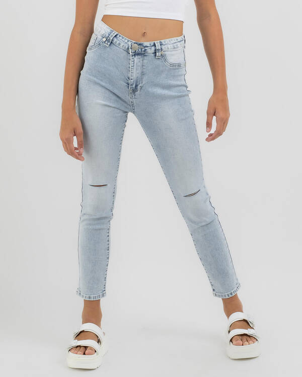 DESU Girls' Dahlia Ripped Jeggings for Womens