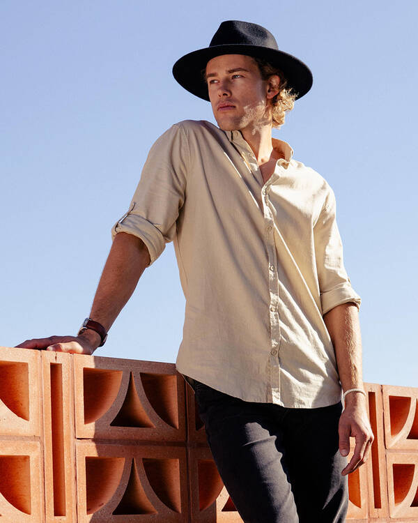 Skylark Hemp Long Sleeve Shirt for Mens