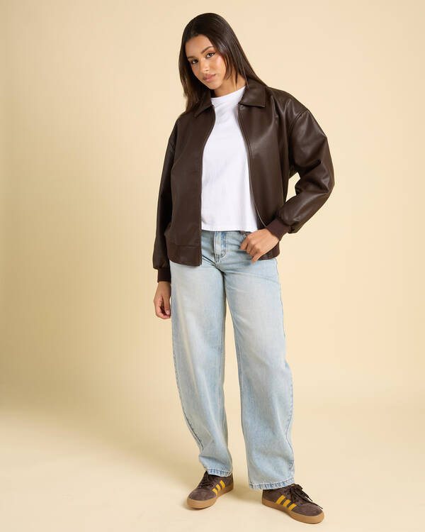 Ava And Ever Dean Faux Leather Jacket for Womens