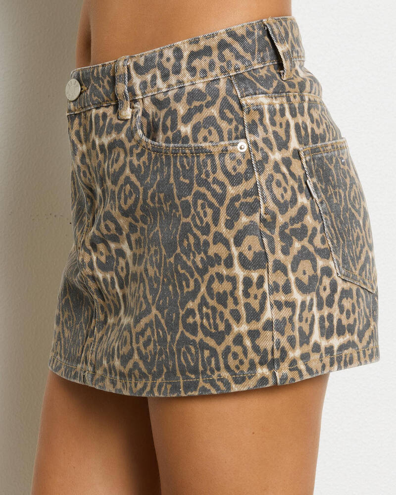 DESU Allegra Leo Denim Skort for Womens