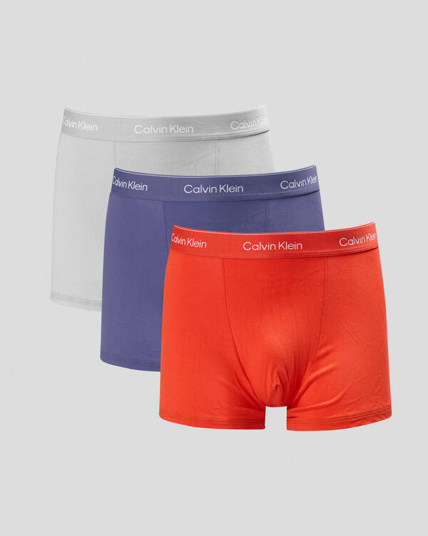 Calvin Klein Icon Cotton Stretch Trunk 3 Pack for Mens