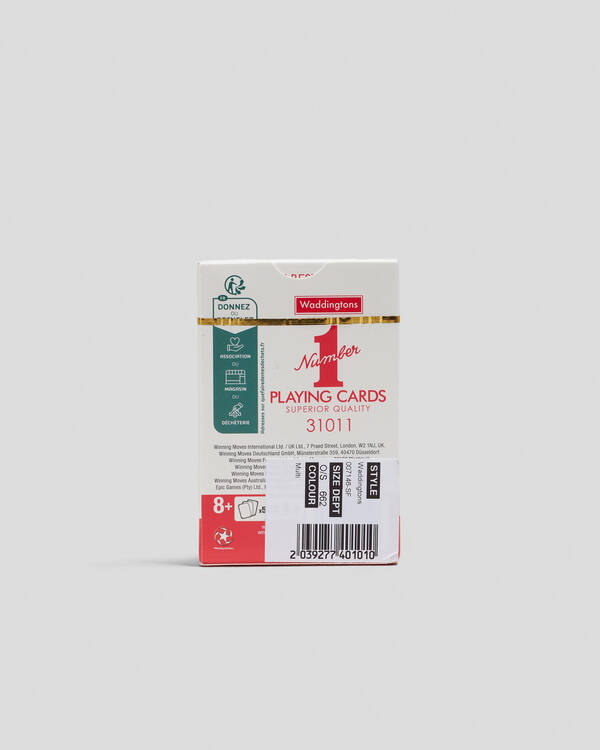 Waddingtons Playing Cards: Blue & Red for Unisex