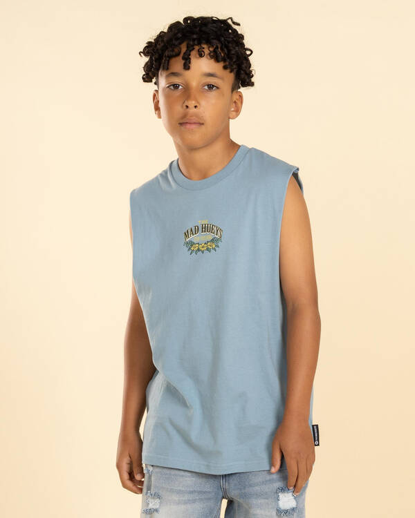 The Mad Hueys Boys' Stay Frothin Muscle Tank for Mens