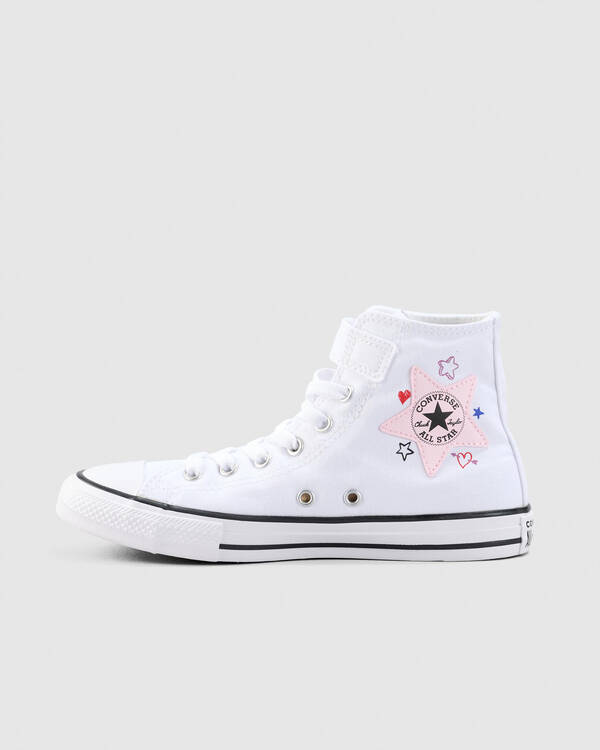 Converse Girls' Chuck Taylor All Star Doodles Easy On Shoes for Womens