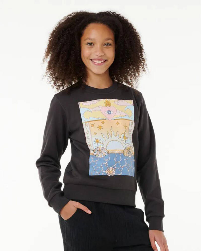 Rip Curl Girls' Summer Solstice Art Crew Sweatshirt for Womens