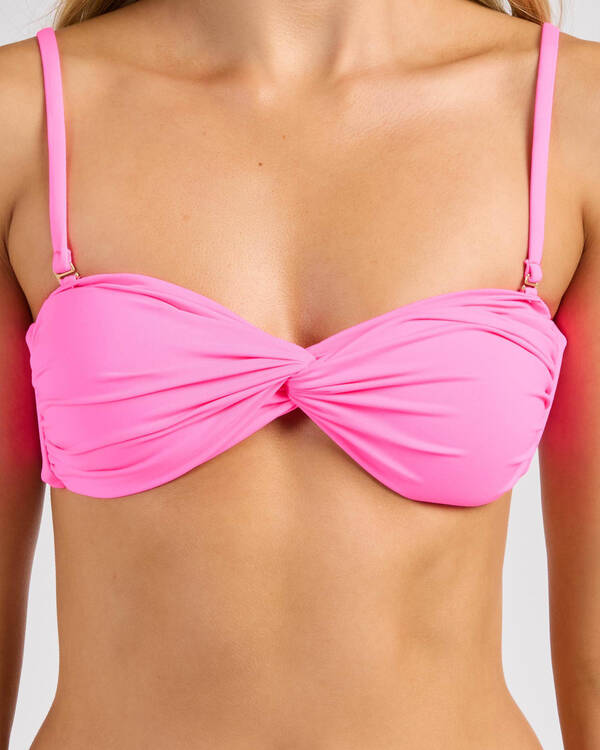 Topanga Crystal Bandeau Bikini Top for Womens