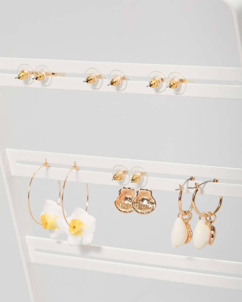 Karyn In LA Sandy Earring Pack for Womens