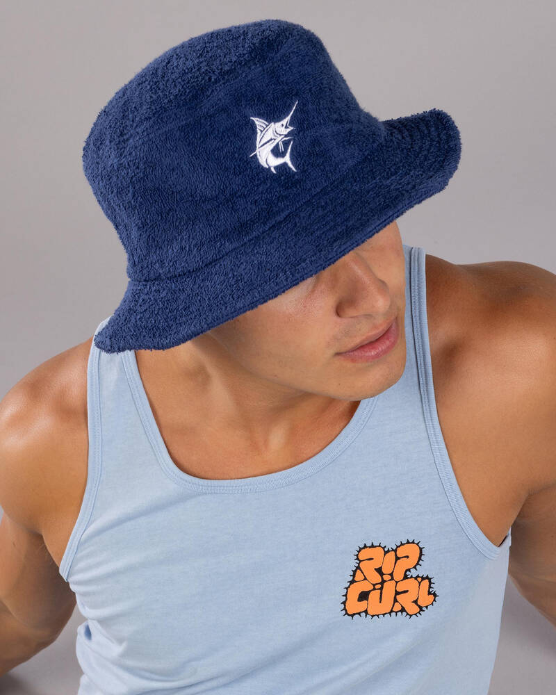 Salty Life Fish Off Bucket Hat for Mens