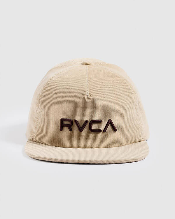 RVCA Big RVCA Cord Snapback Cap for Mens