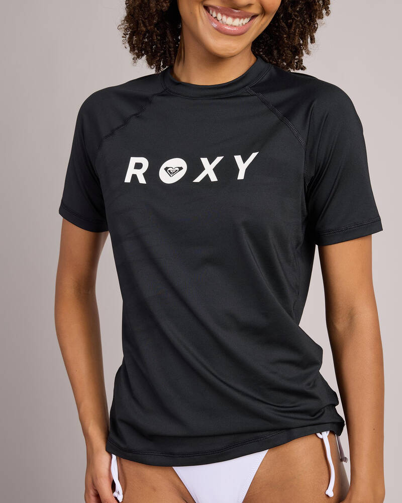 Roxy Essential Lycra Short Sleeve Rash Vest for Womens