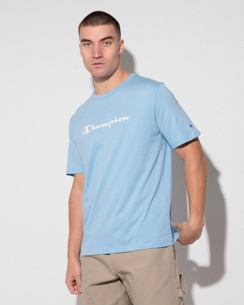 Champion Puff Script T-Shirt for Mens