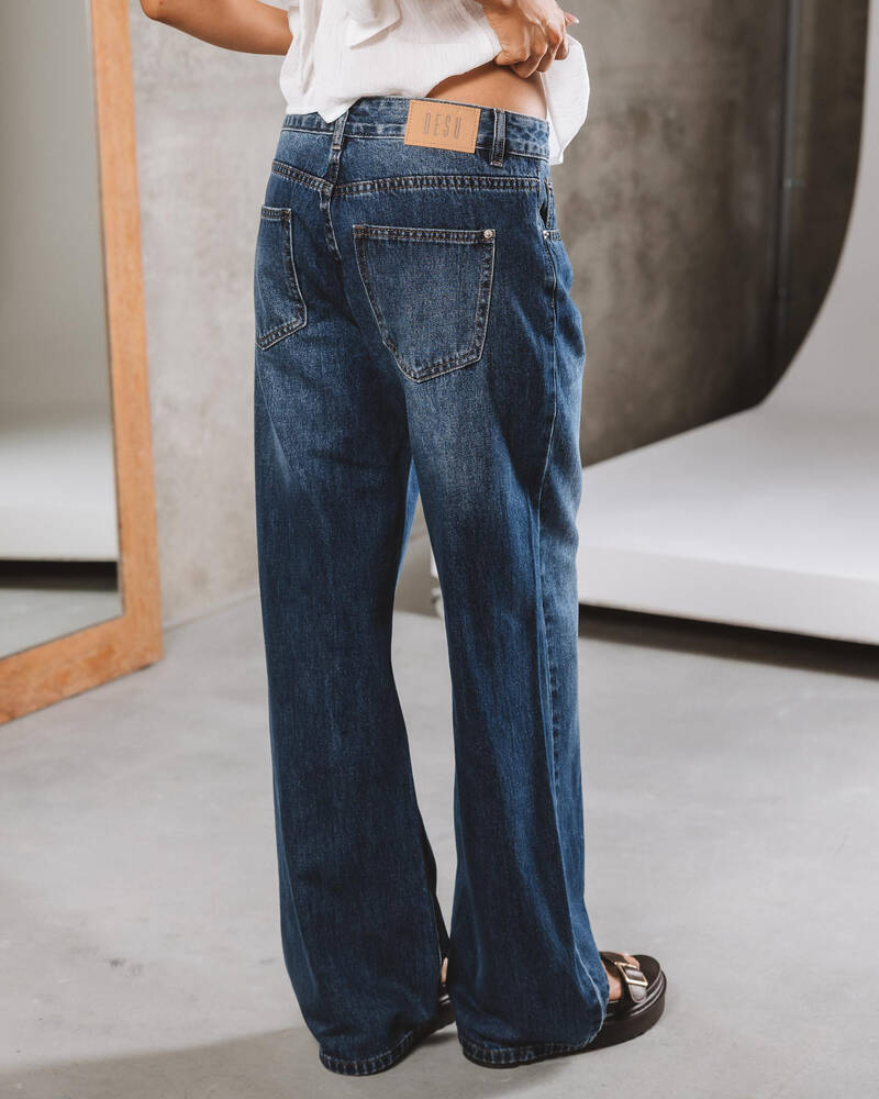 DESU Icon Straight Leg Jeans for Womens