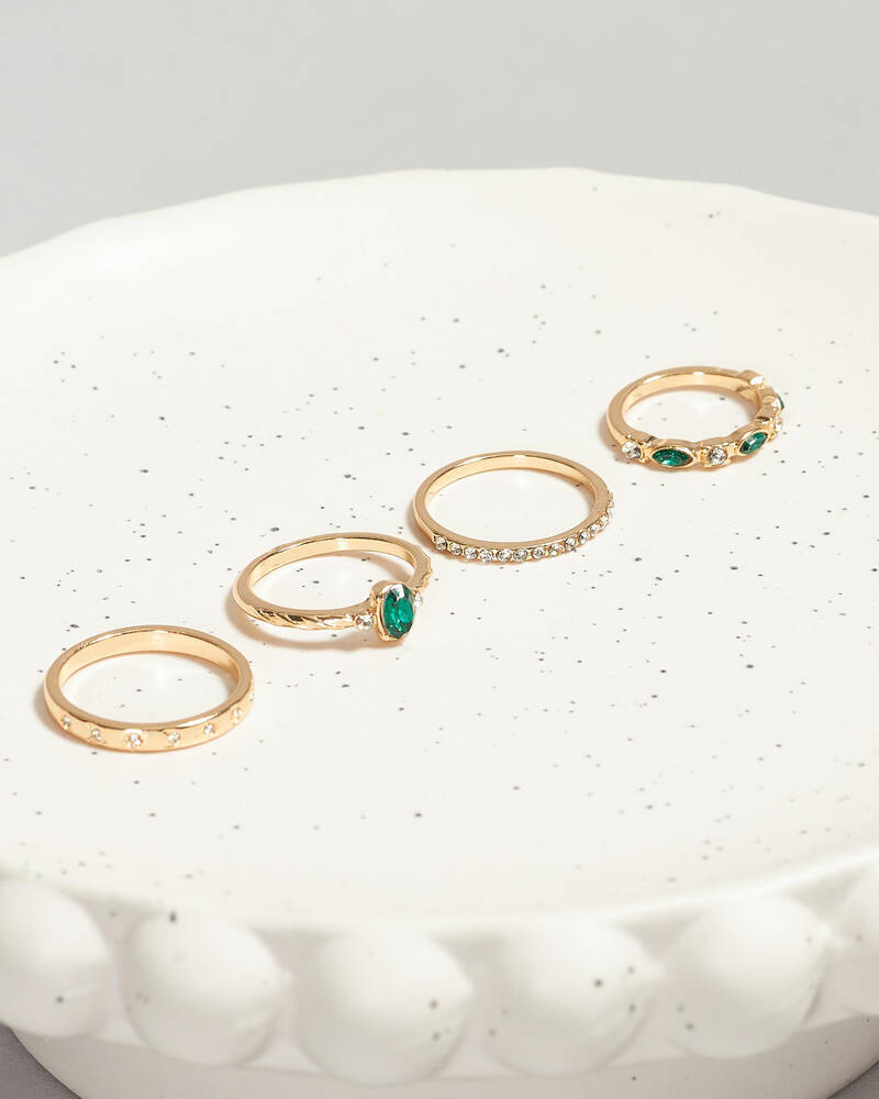 Karyn In LA Amira Ring Pack for Womens