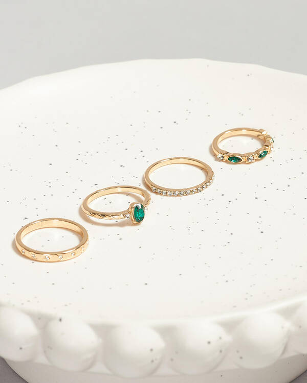Karyn In LA Amira Ring Pack for Womens