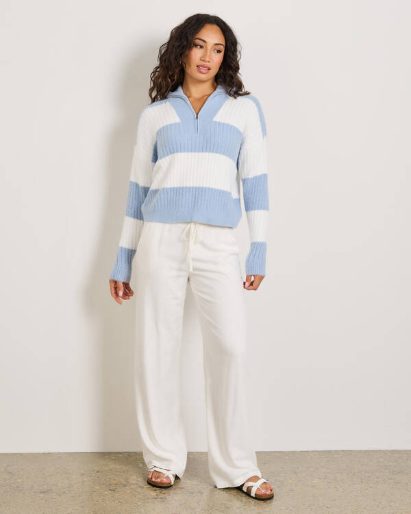 Ava And Ever Atlas Half Zip Knit Jumper for Womens
