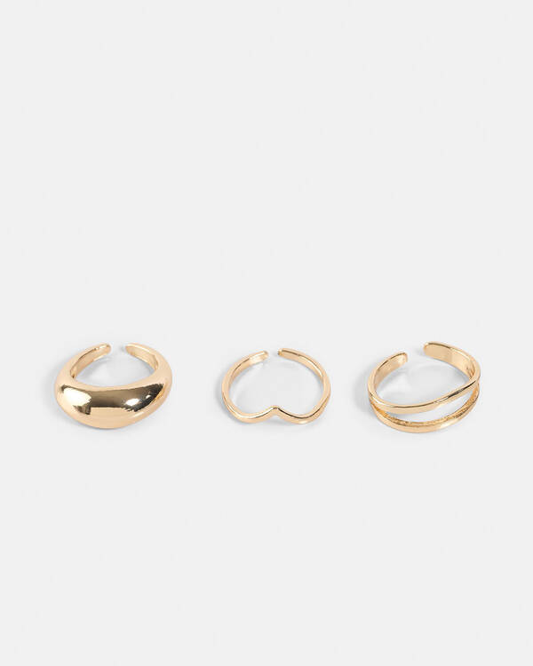 Karyn In LA Chunky Toe Ring Pack for Womens