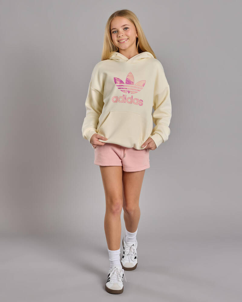 adidas Girls' Trefoil Hoodie for Womens