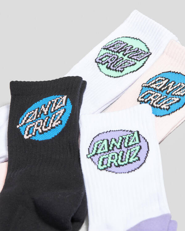 Santa Cruz Women's Other Dot Crew Sock Pack for Womens