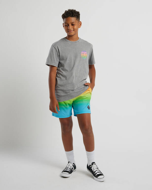 Skylark Boys' Technicolour Elastic Waist Shorts for Mens