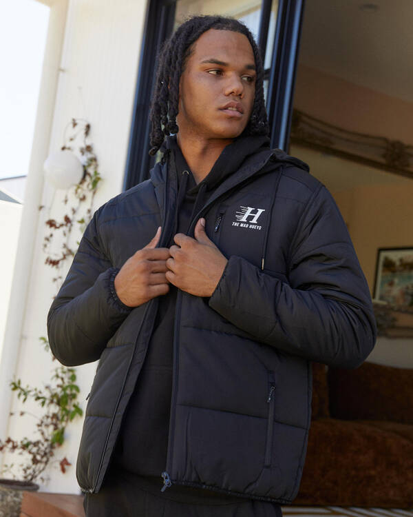 The Mad Hueys Hurricane Hooded Puffer Jacket for Mens