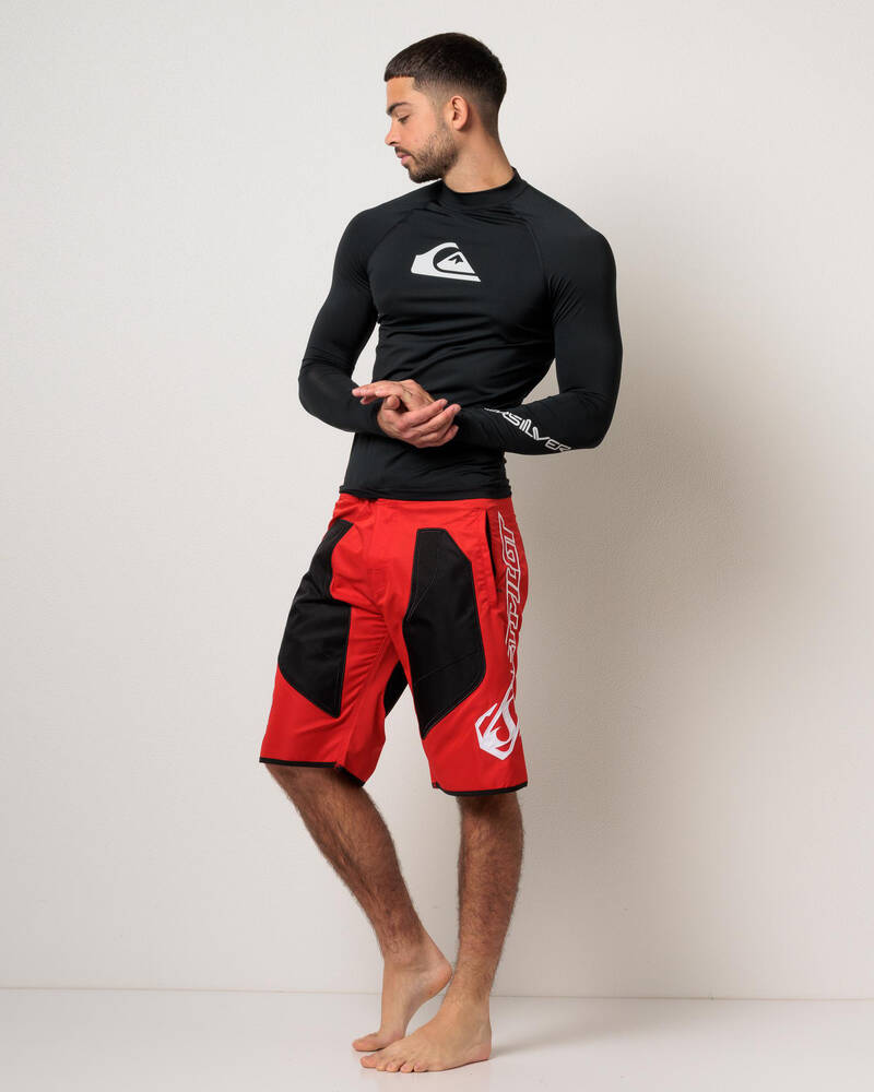 Quiksilver All Time Long Sleeve Rash Vest for Mens