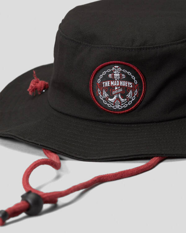 The Mad Hueys Chained Anchor Wide Brim Hat for Mens