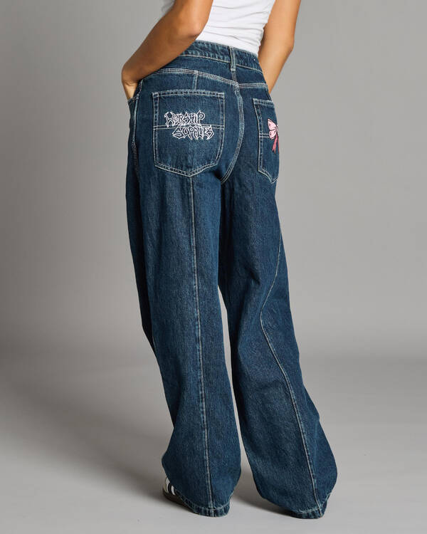 Worship Supplies Cute But Psycho Big Baggy Jean for Womens