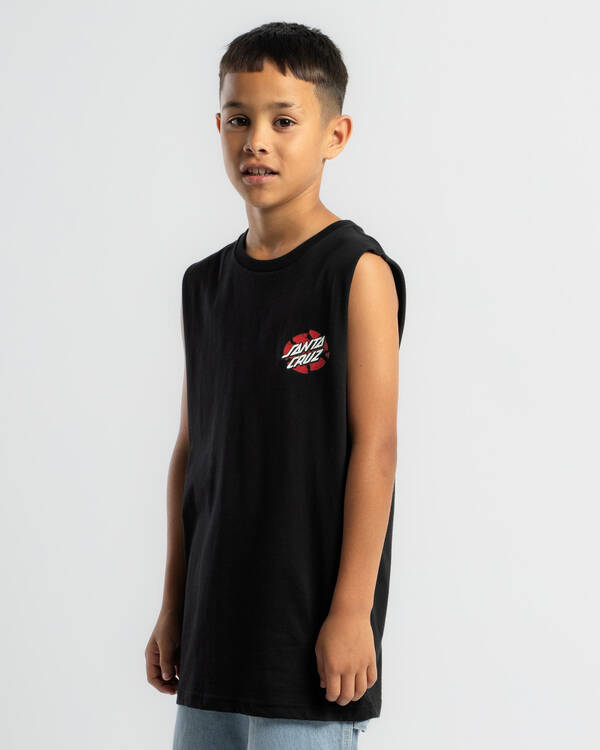 Santa Cruz Boys' SC Meek OG Slasher Muscle Tank for Mens