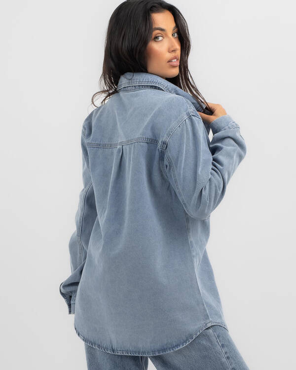 Country Denim Georgie Shacket for Womens
