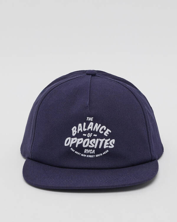 RVCA Postal Snapback Cap for Mens