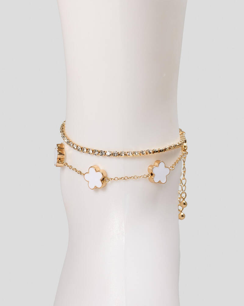 Karyn In LA Angelina Anklet Pack for Womens