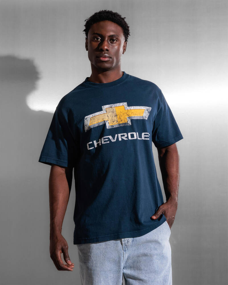 Gilroy Chevrolet Badge Vintage T-Shirt for Mens