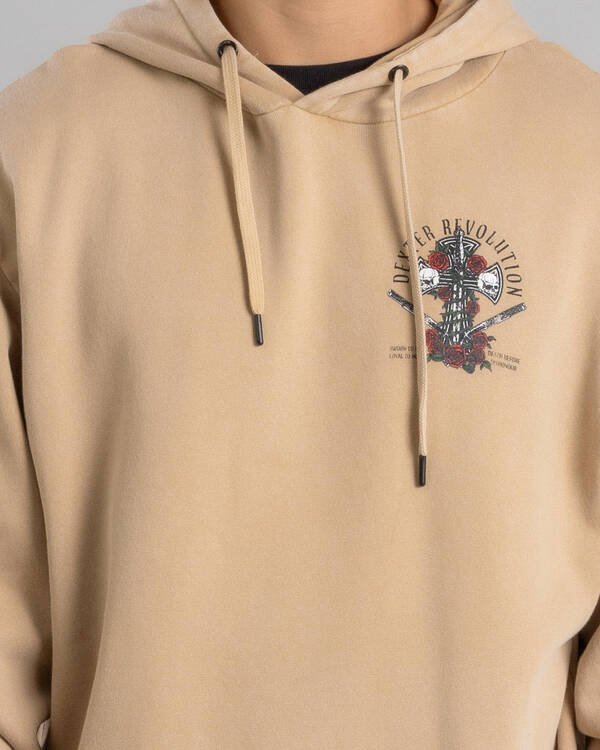 Dexter Wreathed Cross Hoodie for Mens