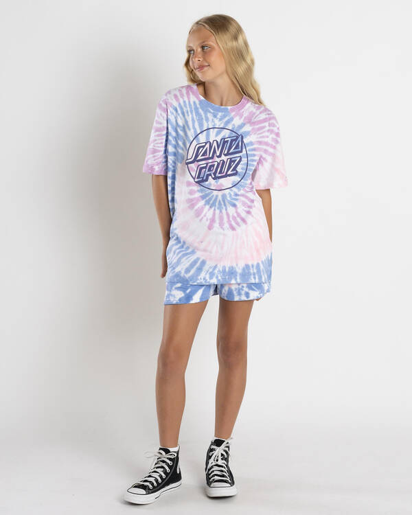 Santa Cruz Girls' Opus Dot Front T-Shirt for Womens