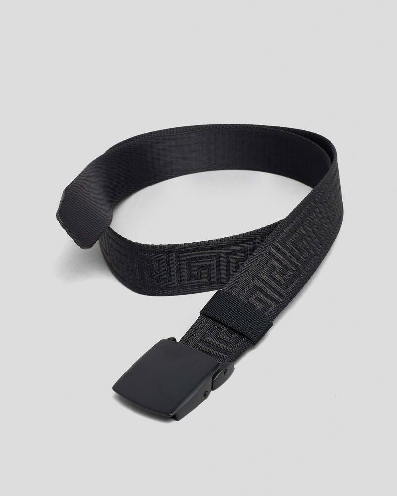 Lucid Pattern Web Belt for Mens