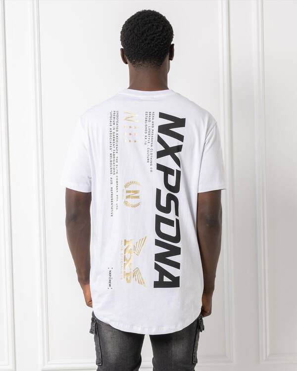 Nena & Pasadena Anlantic Dual Curved T-Shirt for Mens