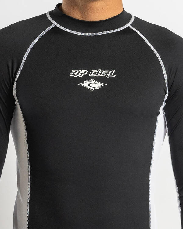 Rip Curl Fade Out Long Sleeve Rash Vest for Mens