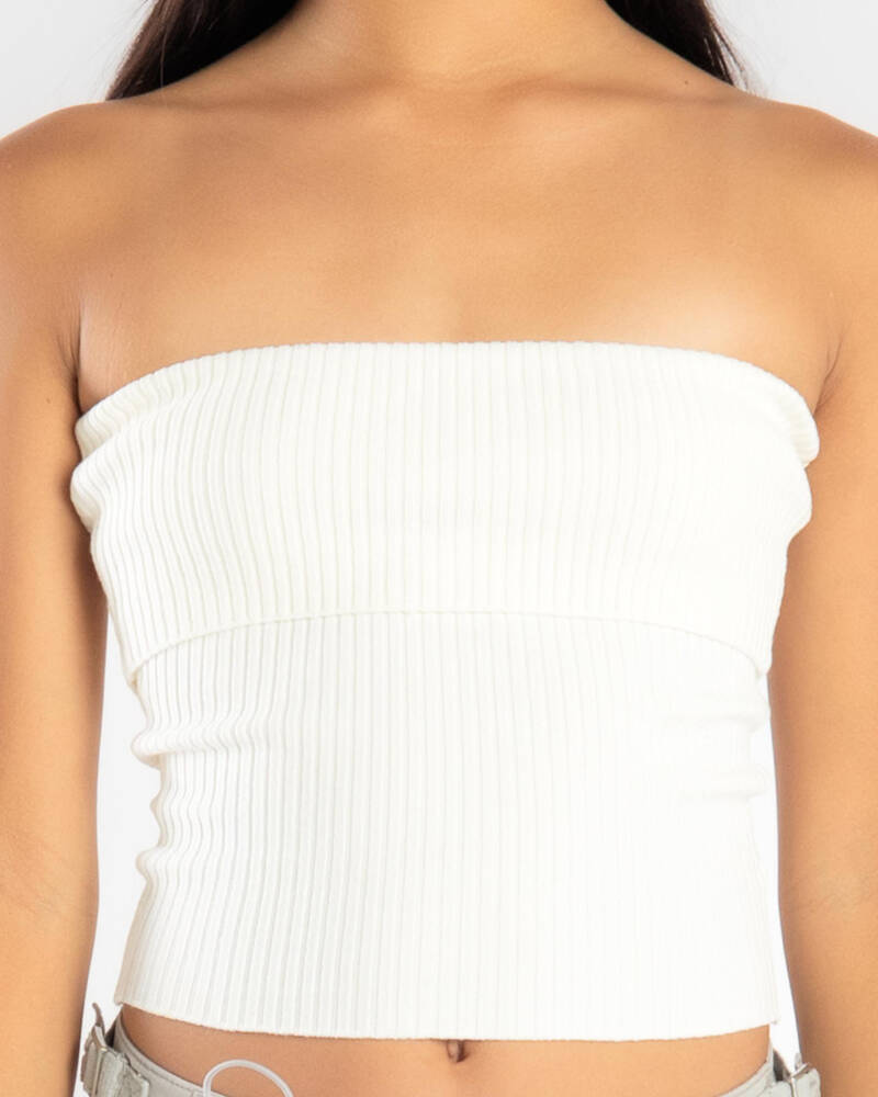 Ava And Ever Girls' Basic Knit Tube Top for Womens